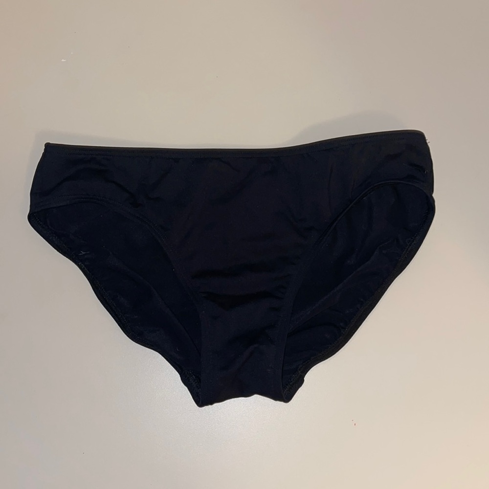 Black size 4 Land’s End bikini bottoms